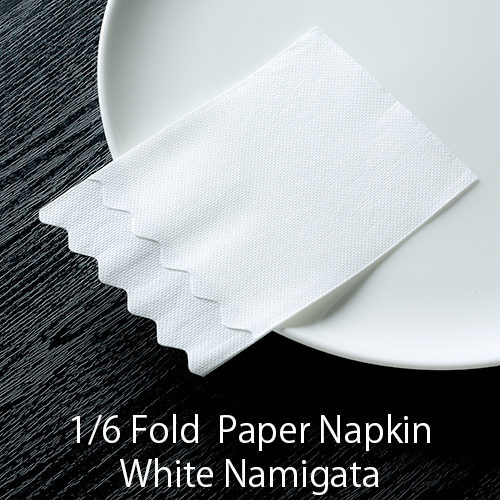 紙ナプキン(ペーパーナプキン) 六つ折ナプキン 波型 1パック(100枚×10)