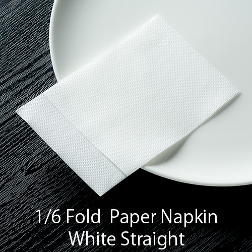 紙ナプキン(ペーパーナプキン) 六つ折ナプキン ストレート(直線) 1ケース(100枚×100)
