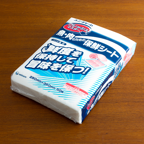 ユニ・チャーム フレッシュマスター バット用 魚・肉のための保鮮シート 1ケース(50枚入×16パック)